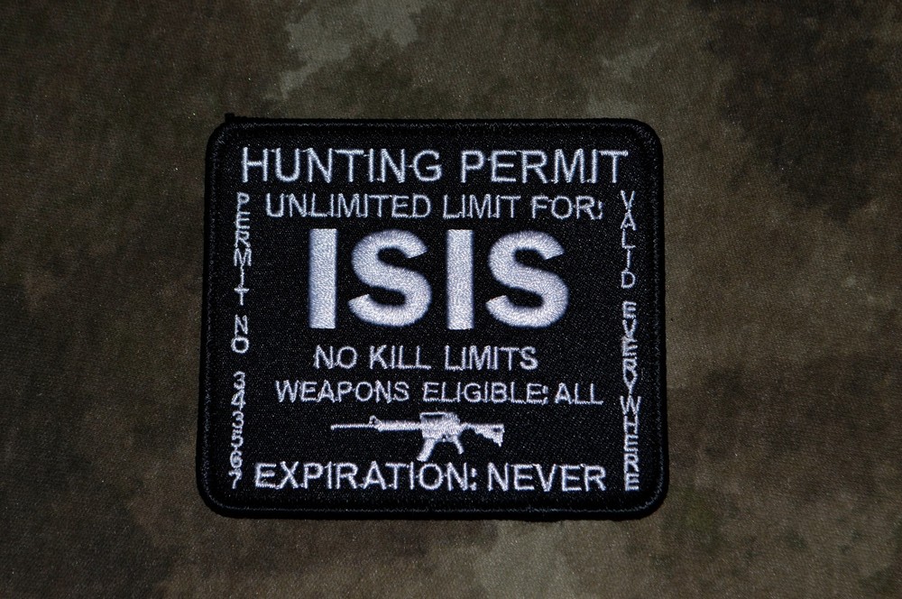 ISIS Hunting Permit Patch