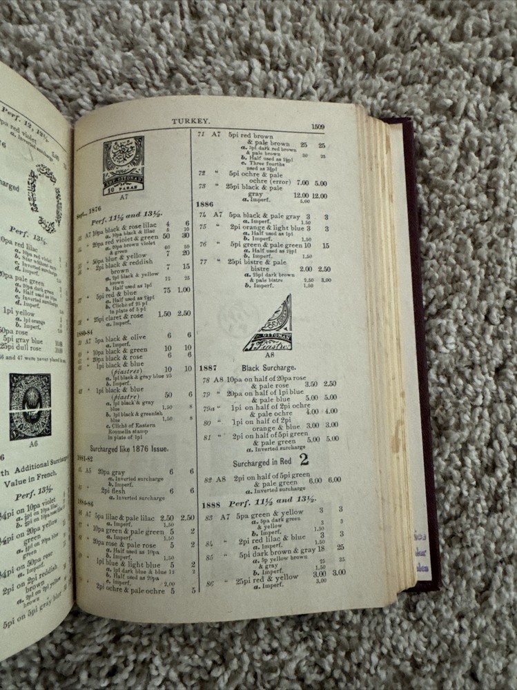 Scott Standard Postage STAMP CATALOG The 1927 Edition -- WHOLE WORLD