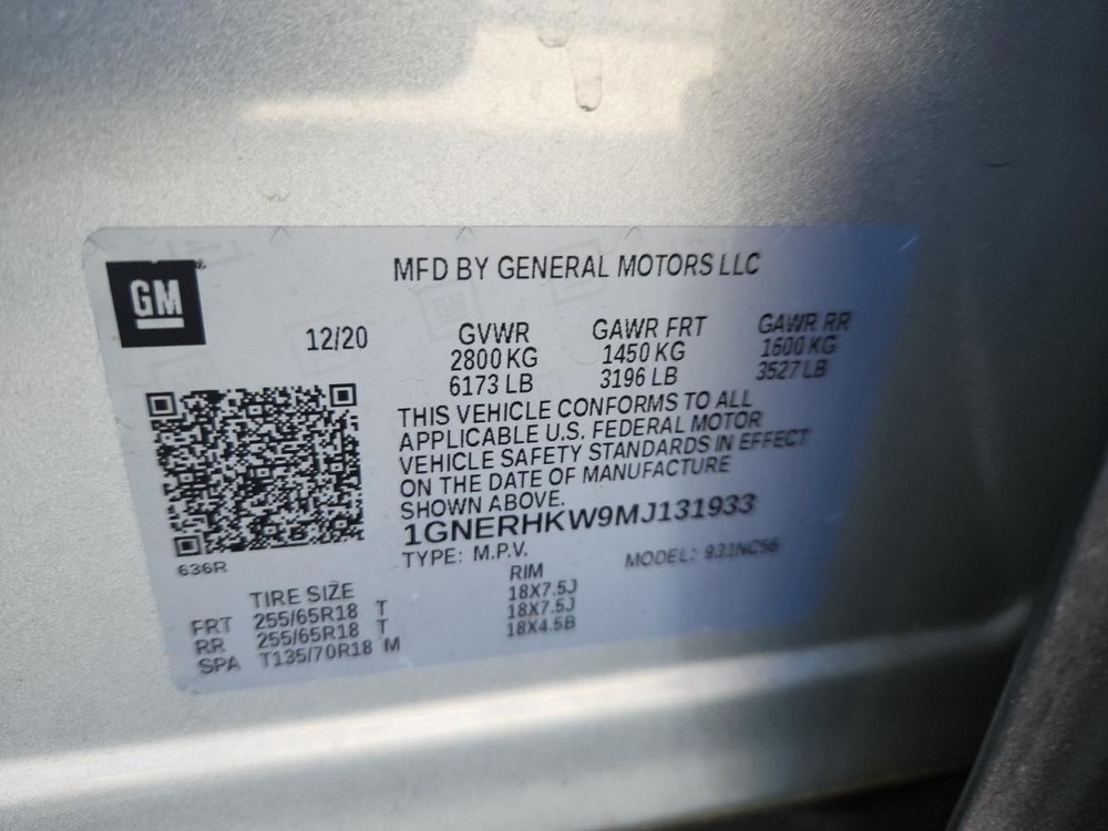 TRAVERSE 2021 Glove Box 4922482