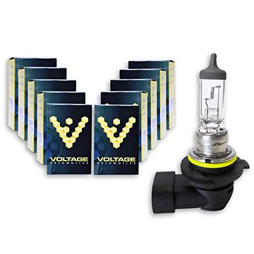 Voltage Automotive 9006 HB3 10-Pack Standard Low & High Beam Headlight Bulbs