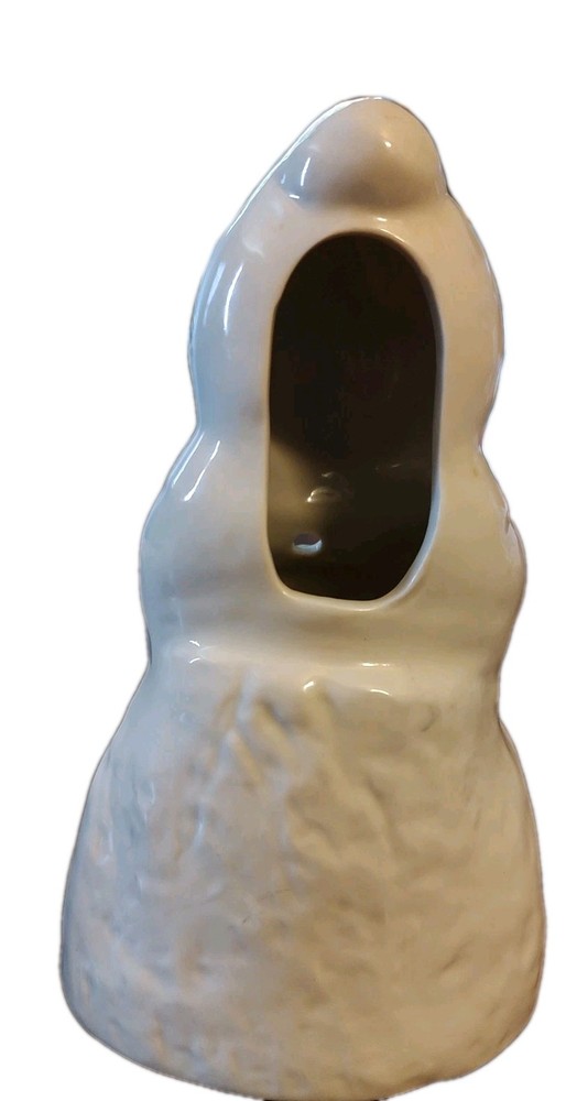 Vintage Ninja Ceramic Incense Burner White 8”