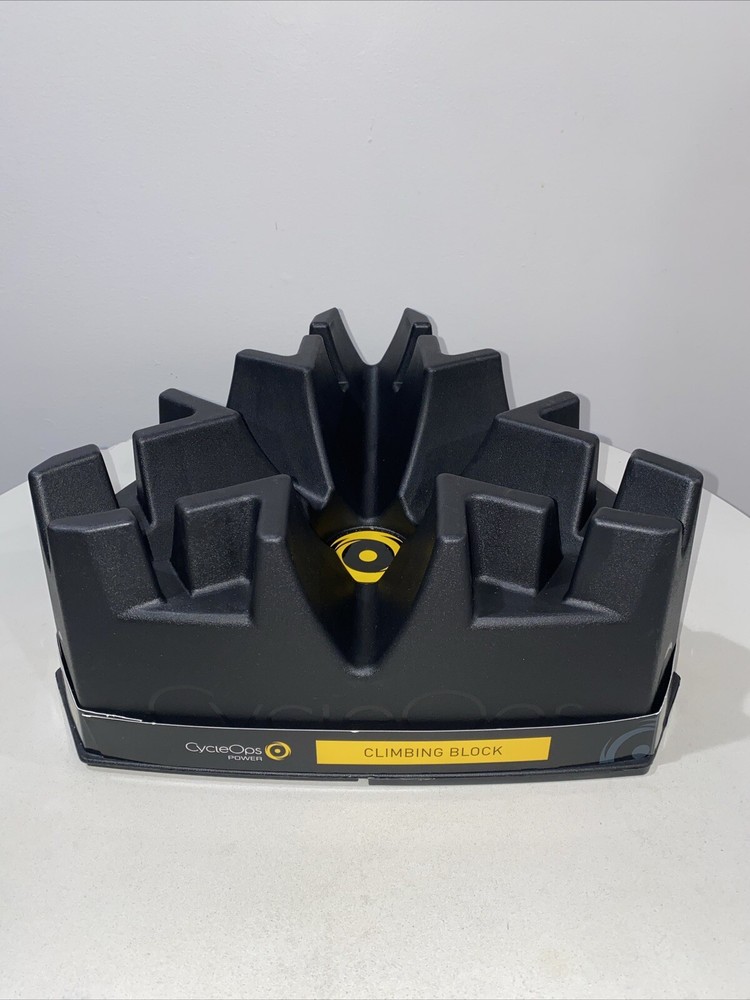 CycleOps Indoor Bike Trainer Stackable Climbing Block Riser Black ￼Bicycle