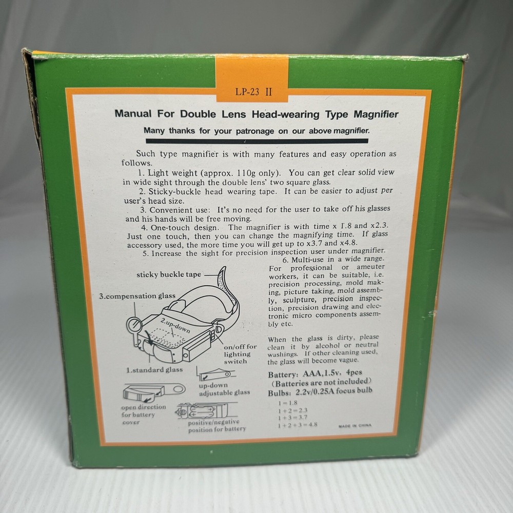 MAGNIFIER HEAD STRAP WITH LIGHTS