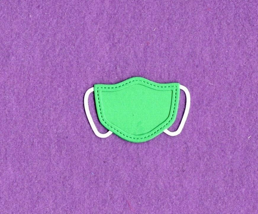 MASK # 6 die cuts scrapbook cards