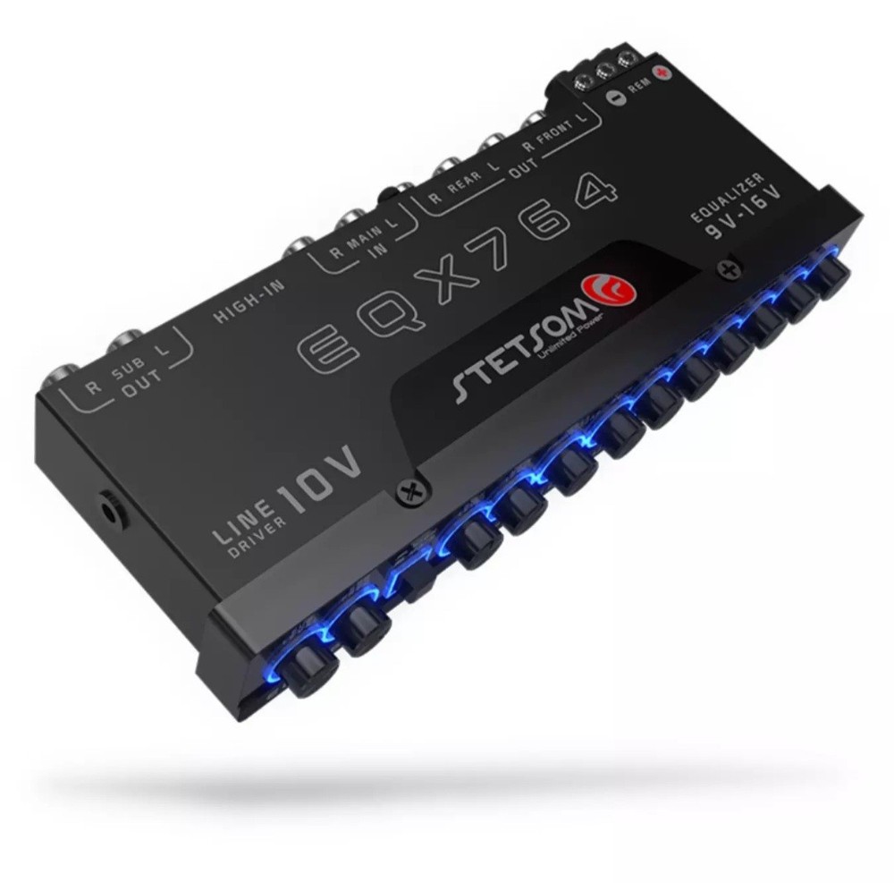 Stetsom EQX764 EQ Graphic Equalizer 7 Band Equalization