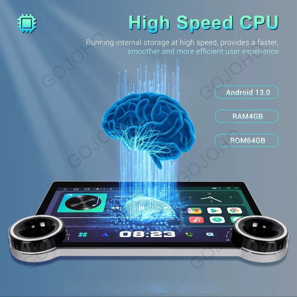 CarPlay 4+64GB For Toyota Sienna 2004-2010 Android 13 Car Stereo Radio Navi GPS