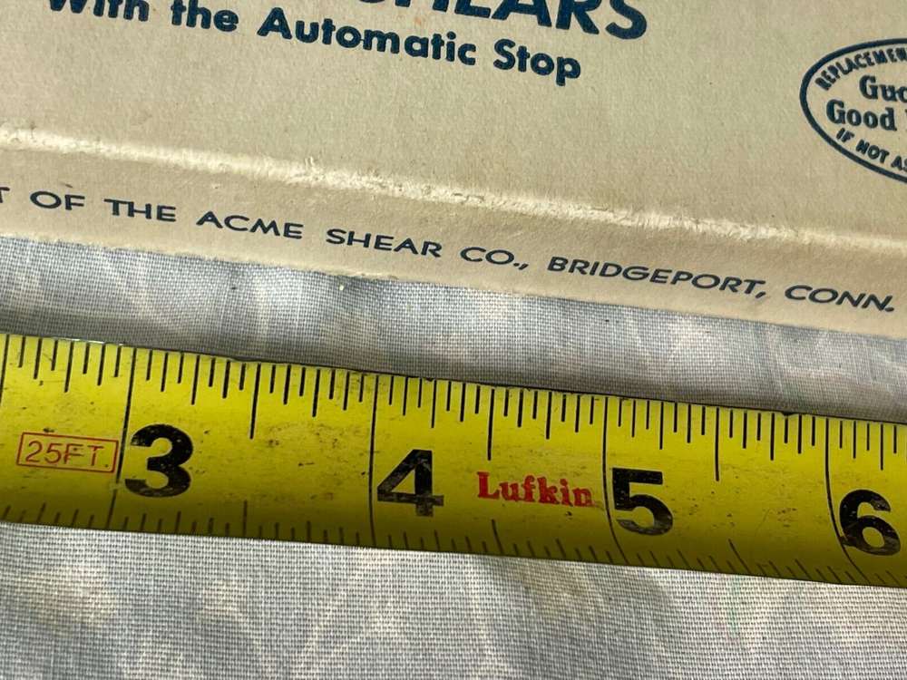 Kleencut Pinking Shears 389 Automatic Stop In Box