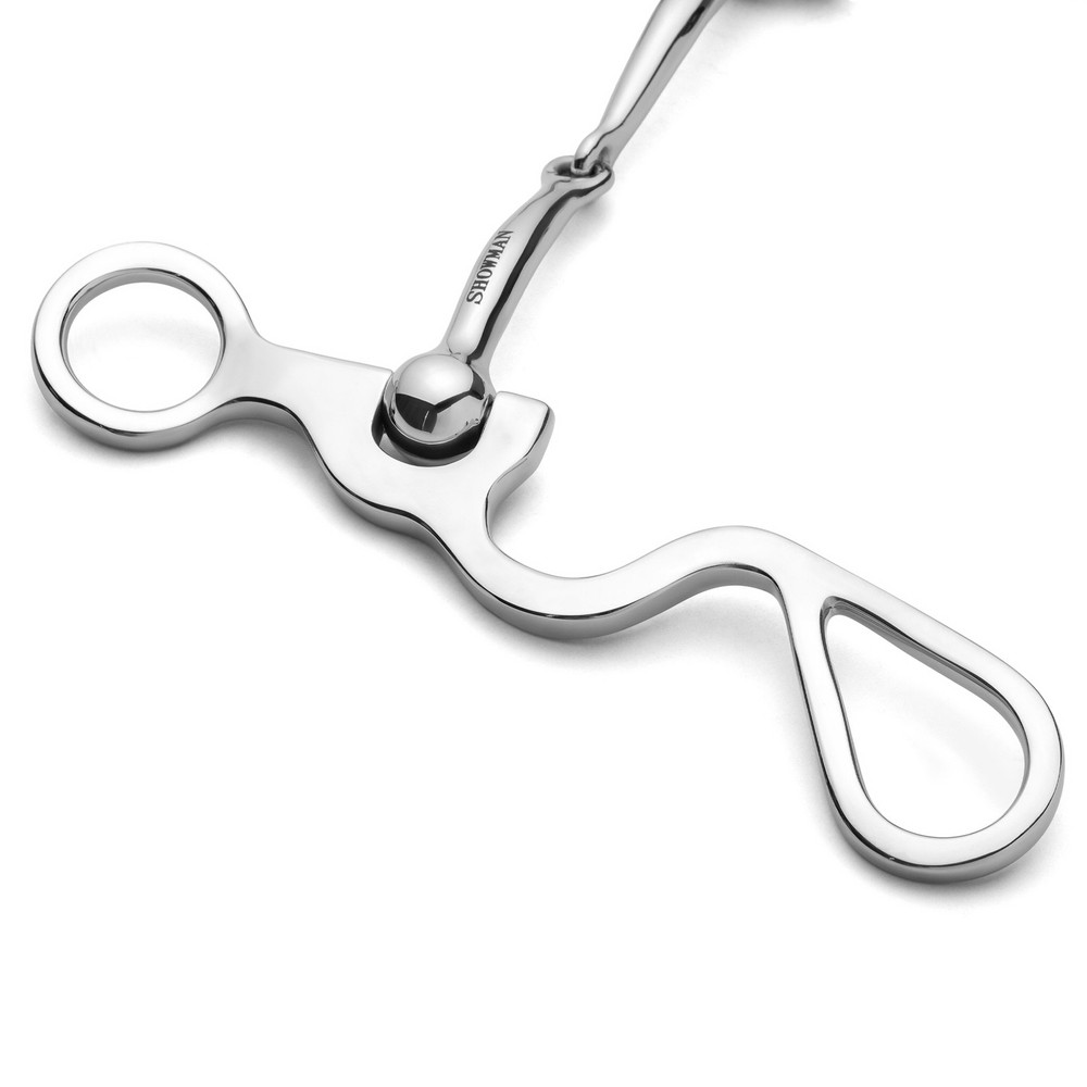Showman S Shank Bit w/ Smooth Snaffle