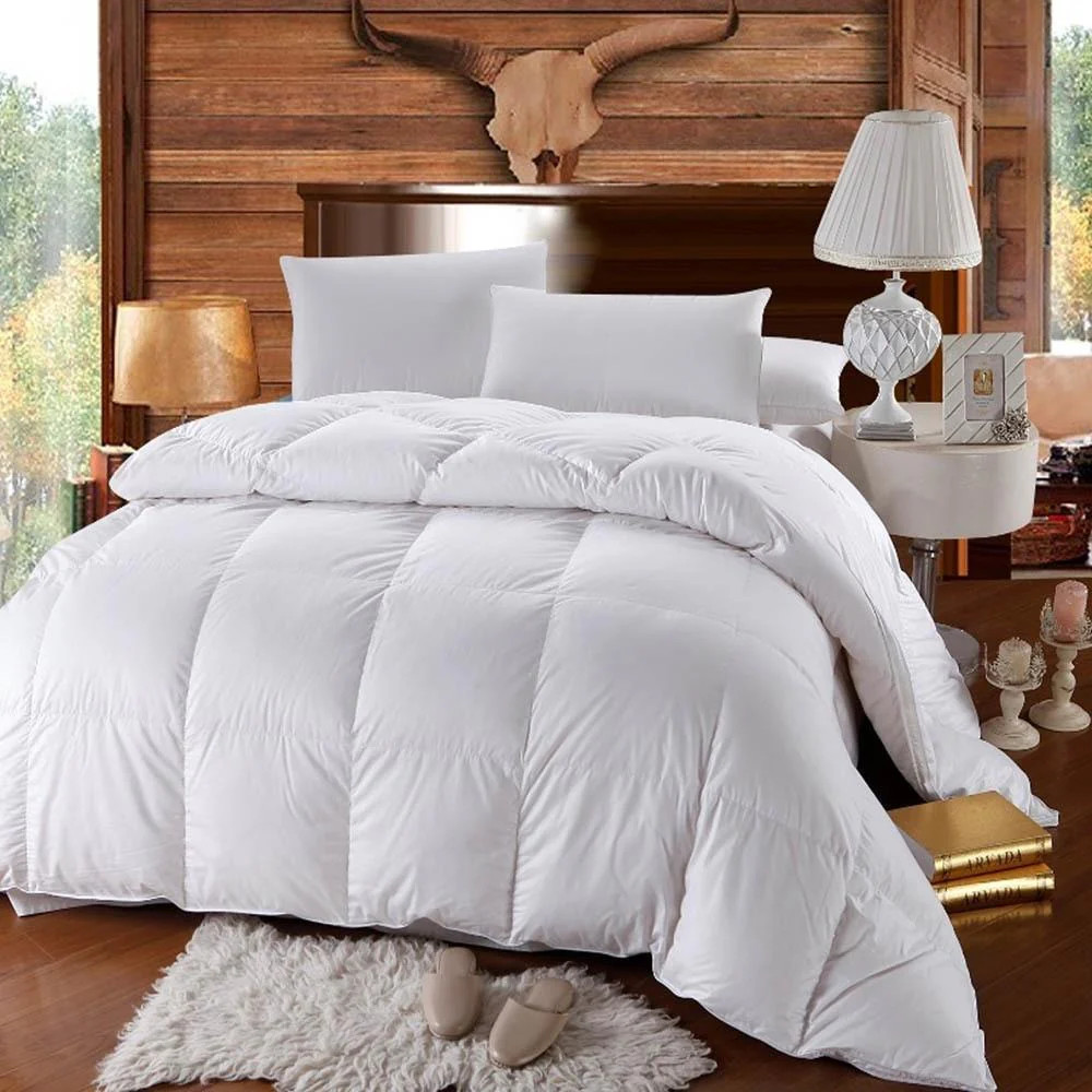 Homelysian Down Comforter Queen, White