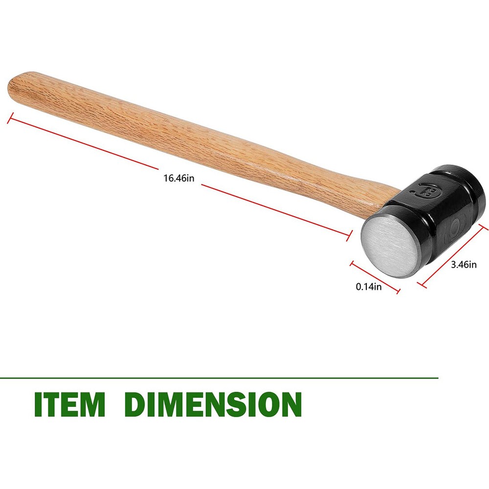 36OZ Rounding Hammer 61B For Handmade Farrier Forge Blacksmith Forging Hammer