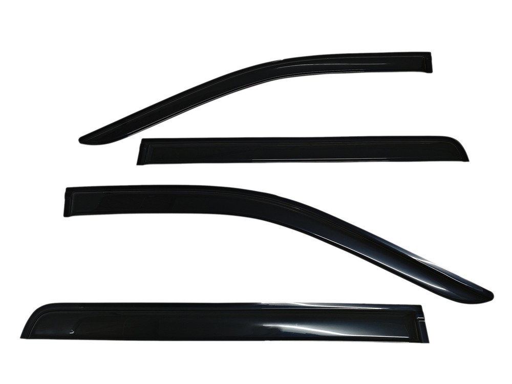 Fit 2019-2023 Chevy Silverado Crew Cab Window Visors Vent Sun Shade Rain Guards