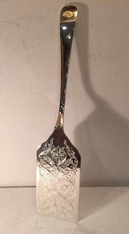 Silverplate Cake Pie Servers 11 1/2" Long Made In China
