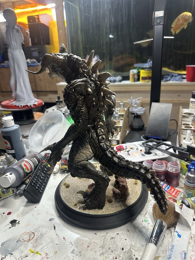 Fallout Deathclaw 1/6 Scale Statue Fully Handpainted 12” Statue (Made To Order)