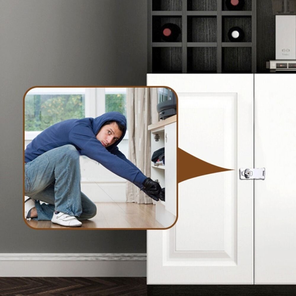 Customizable Size Install and Adjust the Locking Hasp and Staple as Needed