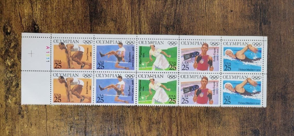 USPS Olympian 25 Cent Stamps