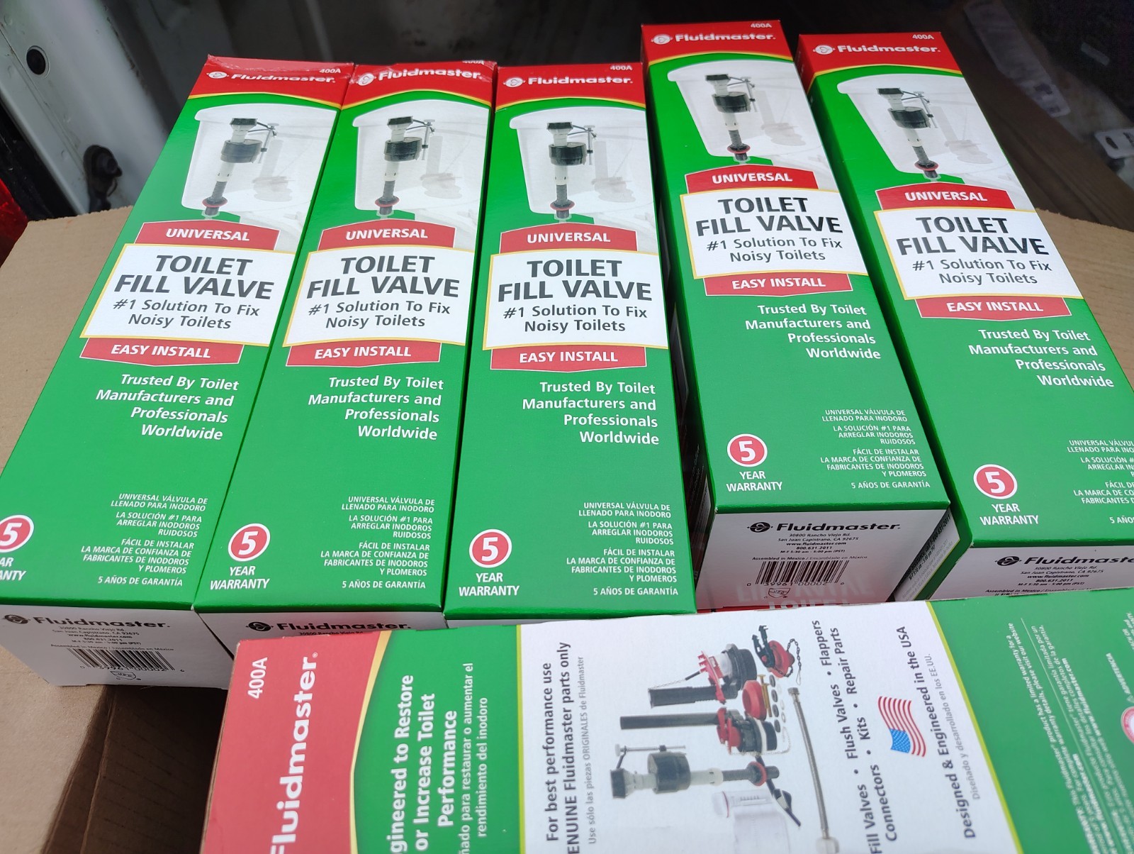 *12* PACK Fluidmaster 400A Universal Toilet Fill Valve...