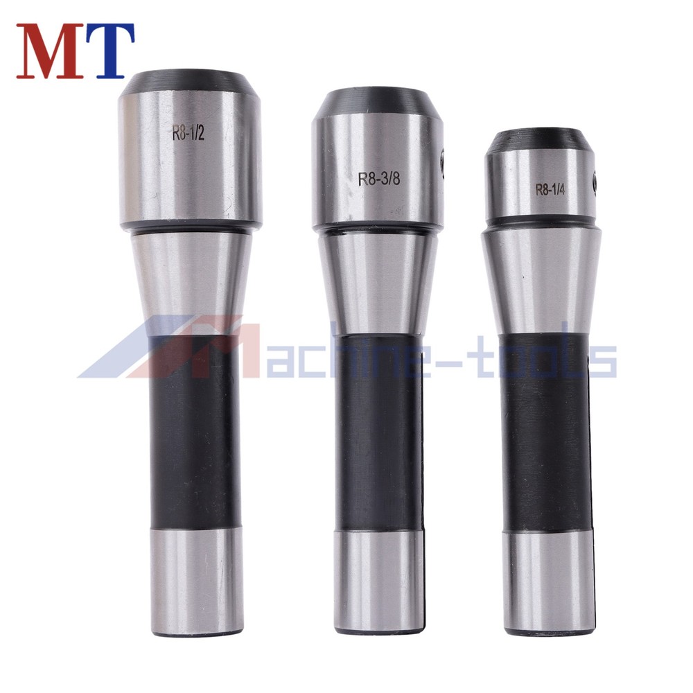 5PC R8 End Mill Holder Set Complete 1/4" to 1" Conversion Kit