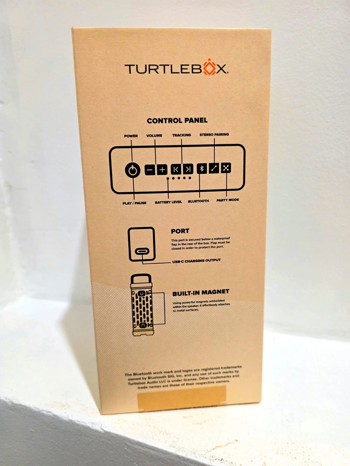 🔥TURTLEBOX RANGER🔥RIVER ROCK, NIB SEALED, WATERPROOF, BLUETOOTH. PORTABLE