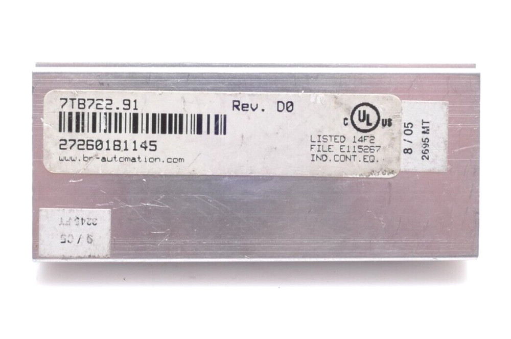 B&R Spring Loaded Clamp | Rev. D0 | 7TB722.91