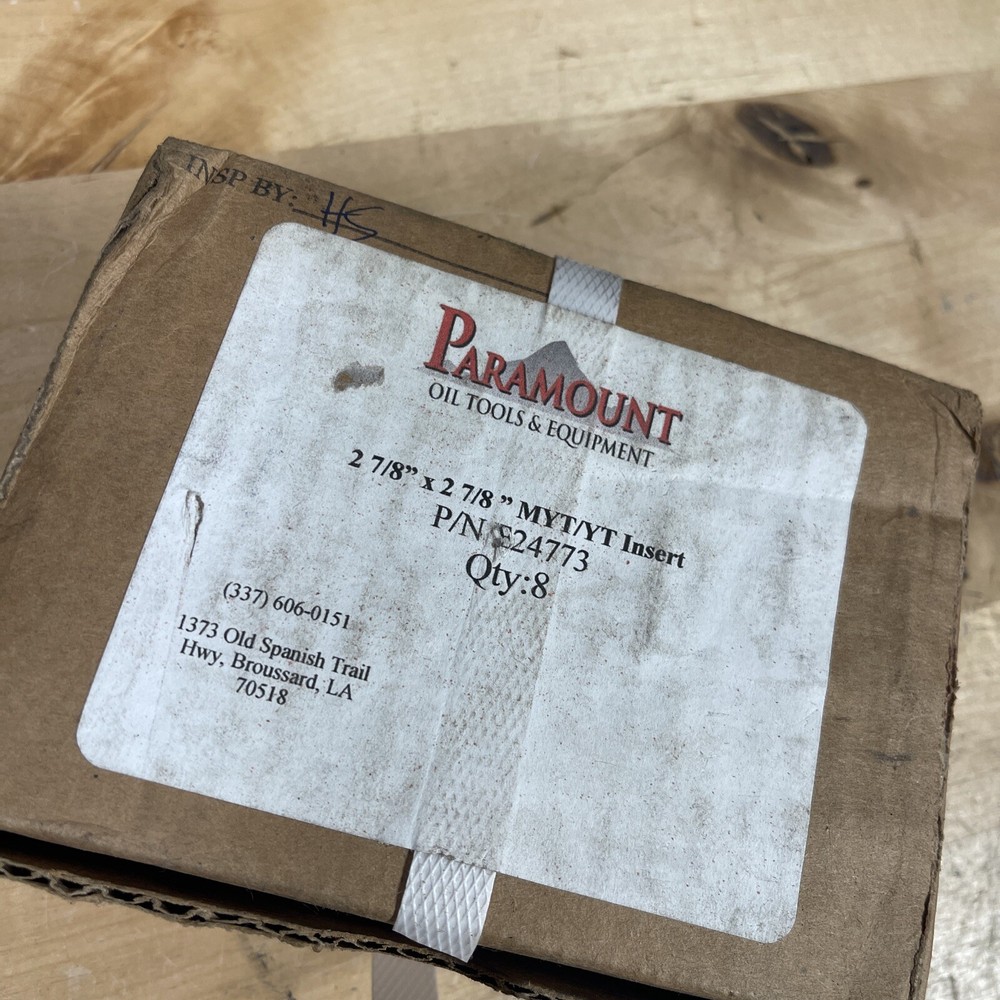 8 Pack Paramount Oil Tools E24773 MYT/YT Insert New