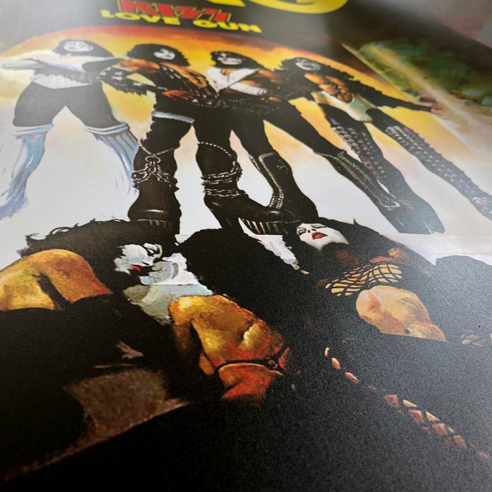 KISS Band Love Gun Vinyl Album Poster Magazine Advert 1977 Destroyer Alive! II