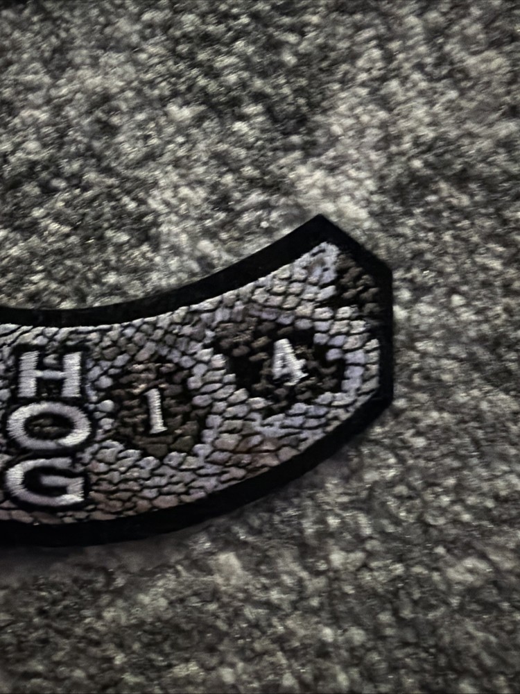 "NEW" 2014 HARLEY DAVIDSON OWNERS GROUP HOG Snake print Patch