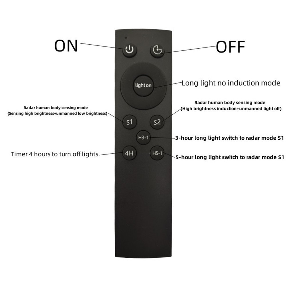 Solar Street Light Controller Remote Control Cable Compatible with 3 2V 3 7V