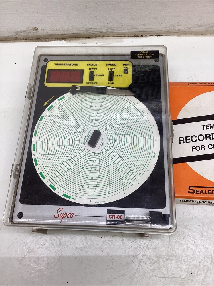 Supco CR-86 Temperature Recorder NIB