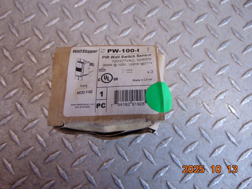 Watt Stopper PW-100-I PIR Wall Switch Sensor
