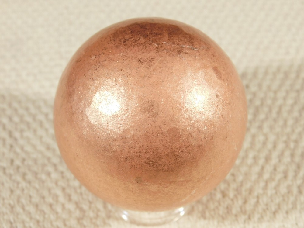 BIG! Super Heavy Solid COPPER SPHERE From Michigan 590gr