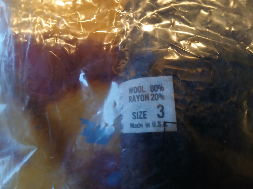 Set of Felt Boot Liners, Size 3-4 - NOS