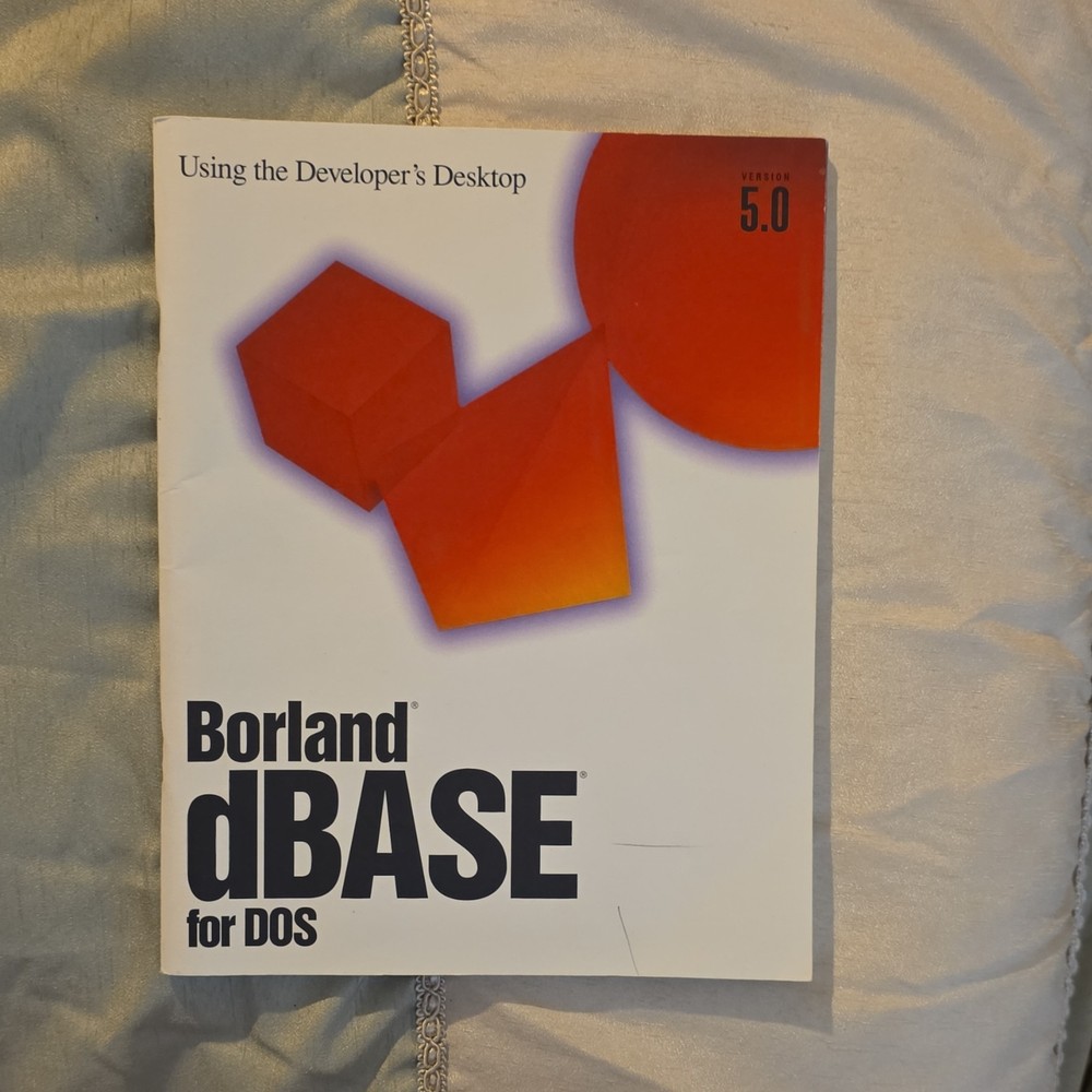Borland dBASE for DOS 5.0 Manuals Set - Programmer's, User's, Language Guides