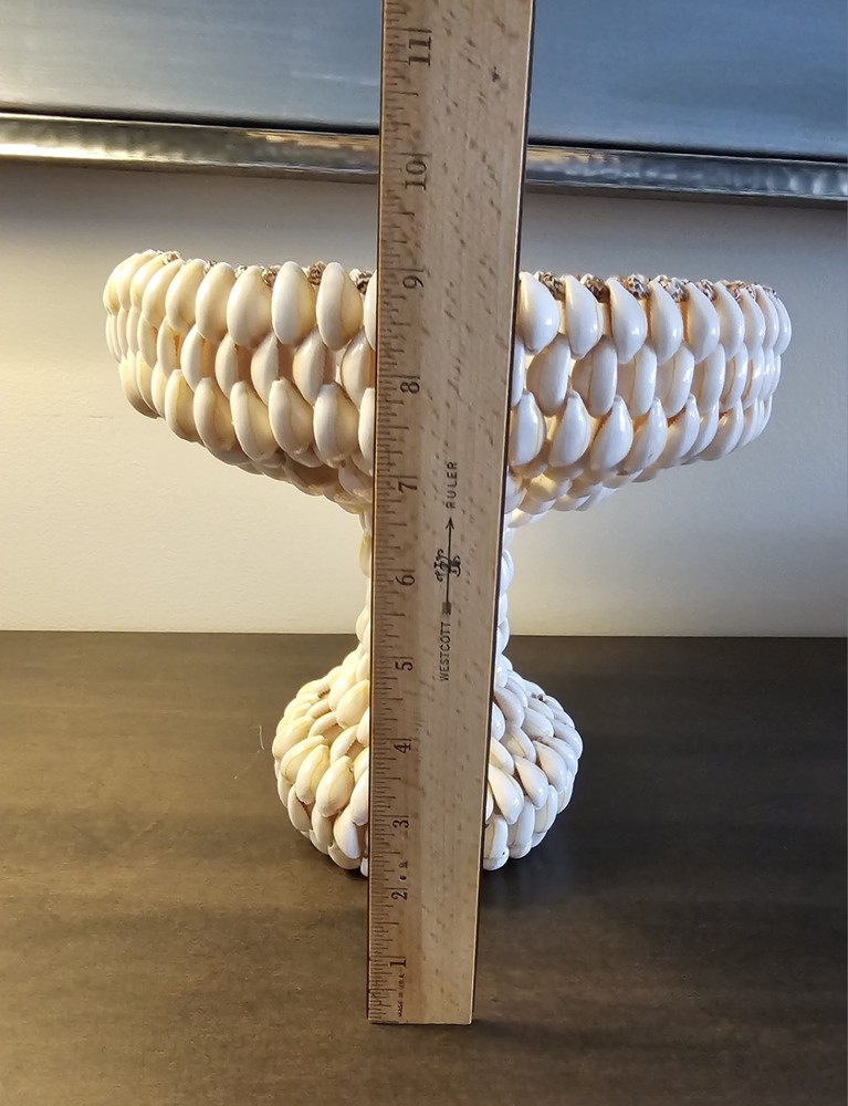 Seashell Pedestal Basket