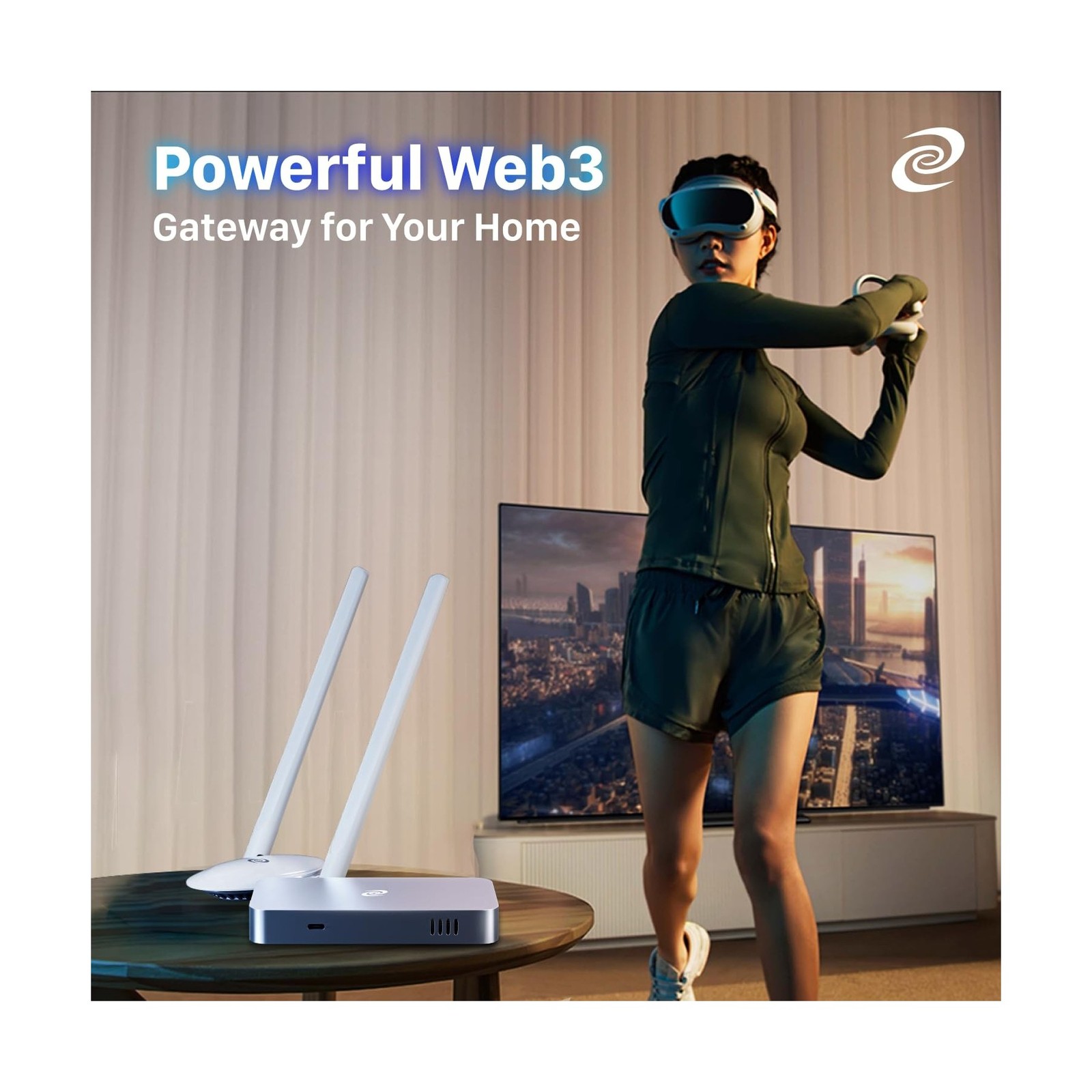 Deeper Connect Mini Decentralized VPN Router Lifetime Free for Travel Home En...