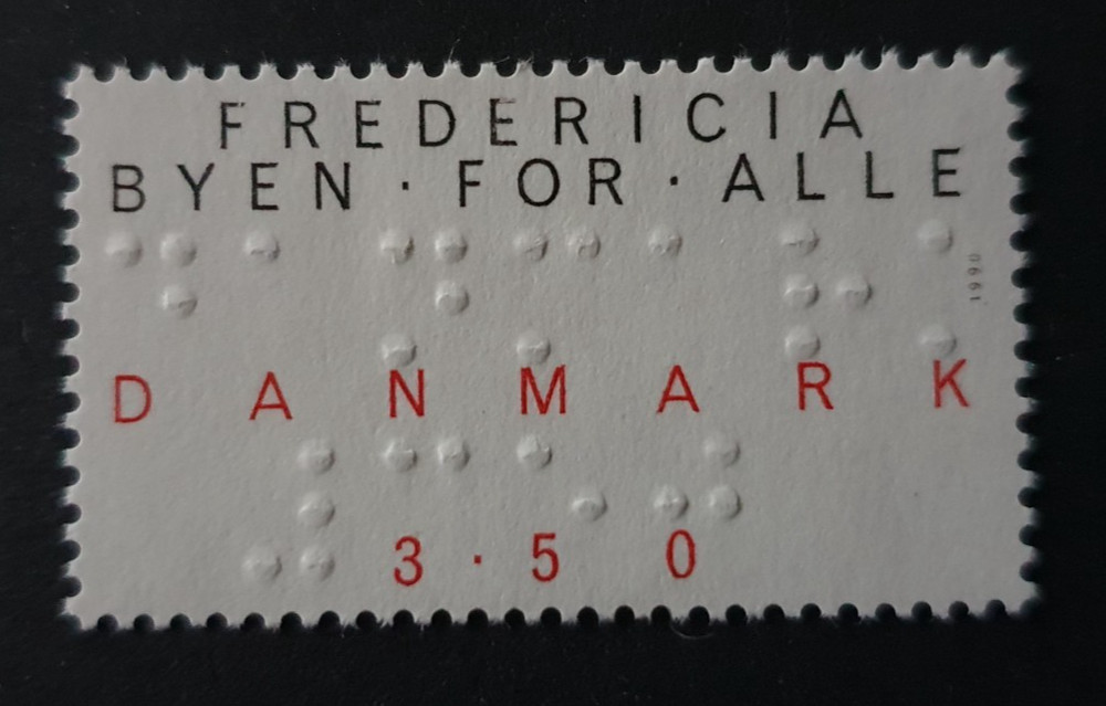 1990 DENMARK DANMARK BRAILLE VF MNH