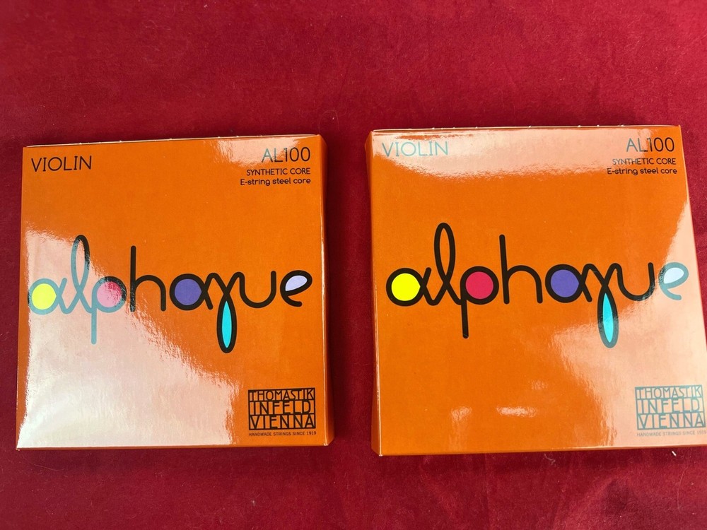100% Authentic 2 Sets Alphayue Violin Strings Set 4/4