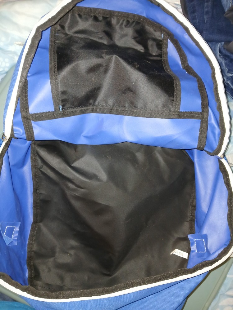 Rawlings Savage Baseball Backpack Blue Bat Compartment 3 Pockets Polyester