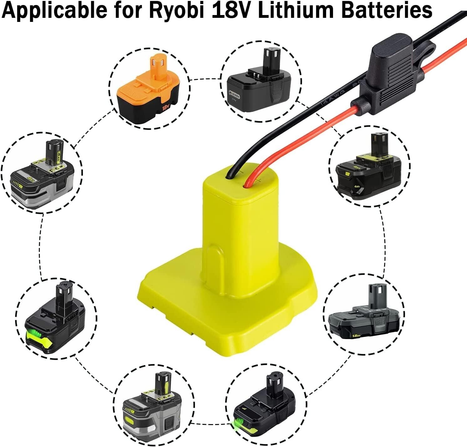 Ryobi 18v Battery MOD for Starlink Mini
