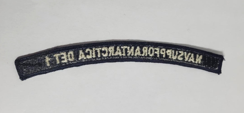 US Navy NAVSUPPFORANTARCTICA DET 1 Systems Command For US Antarctic Program Tab