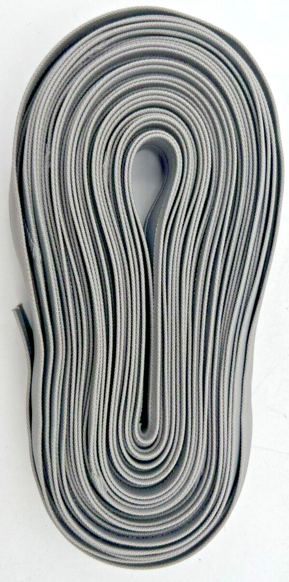 SUNBRELLA MARINE 1-1/4" SILVER 4651 BINDING TAPE DOUBLE EDGE PARTIAL, 1" REMNANT