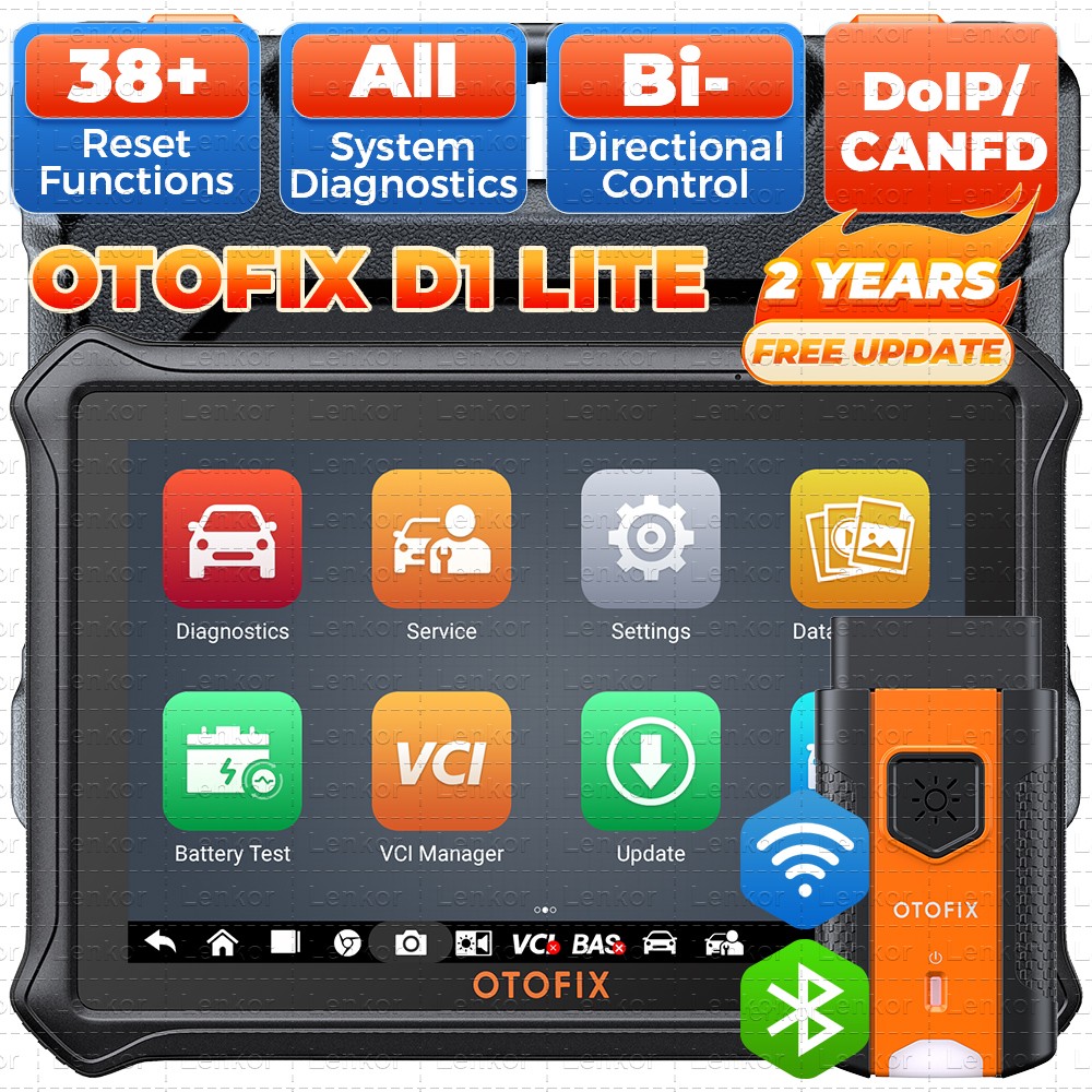 2025 OTOFIX D1 Lite Bidirectional Full System Diagnostic Tool Key Coding Scanner