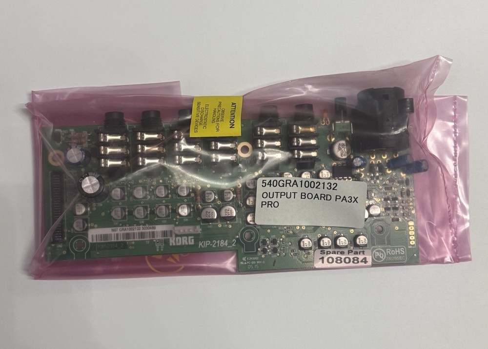 KORG PA3X Jack board (Input/Output board, KIP-2184),NEW