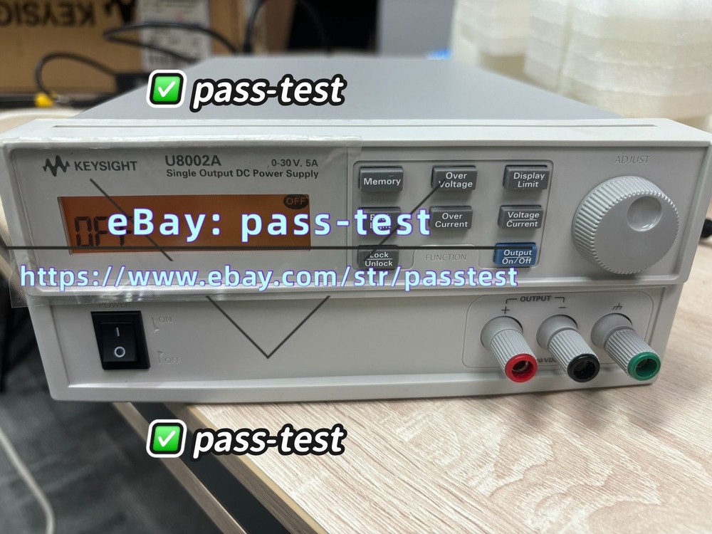 Agilent/Keysight U8002A power supply #pass
