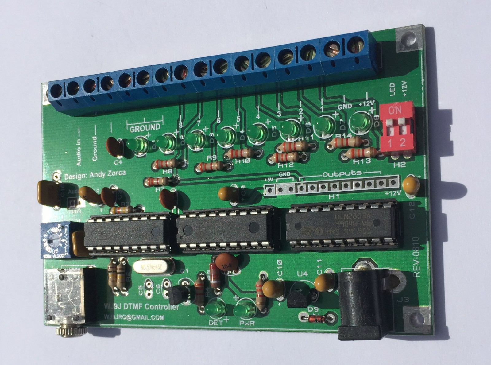 Repeater Controller Accessory automation Controller 8 Outputs Relay driver DTMF