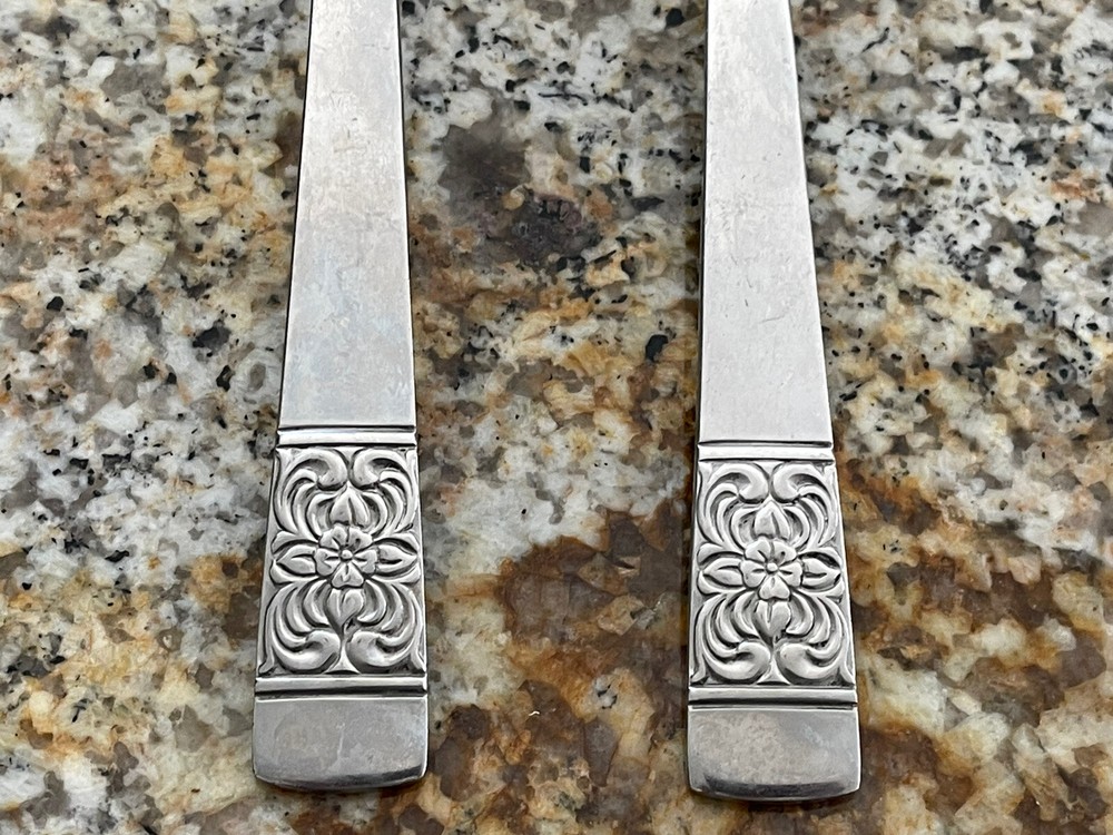 2 Reed & Barton 18/10 Stainless Serving Spoon