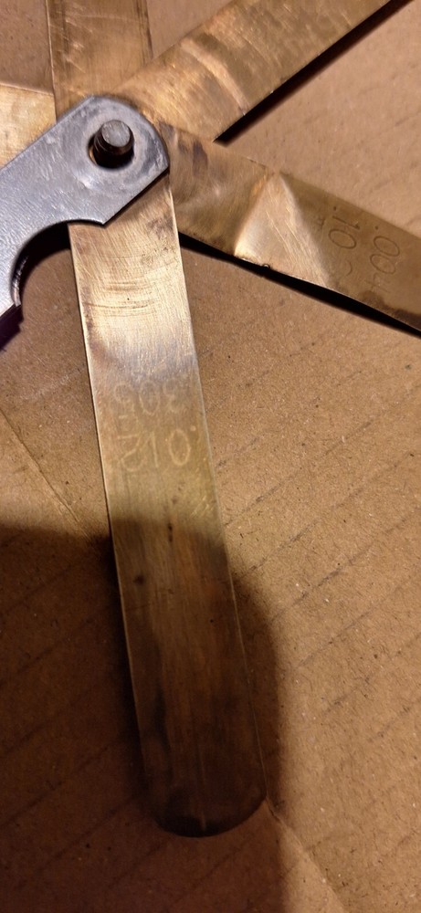 Blue Point Tools Brass Feeler Gauge