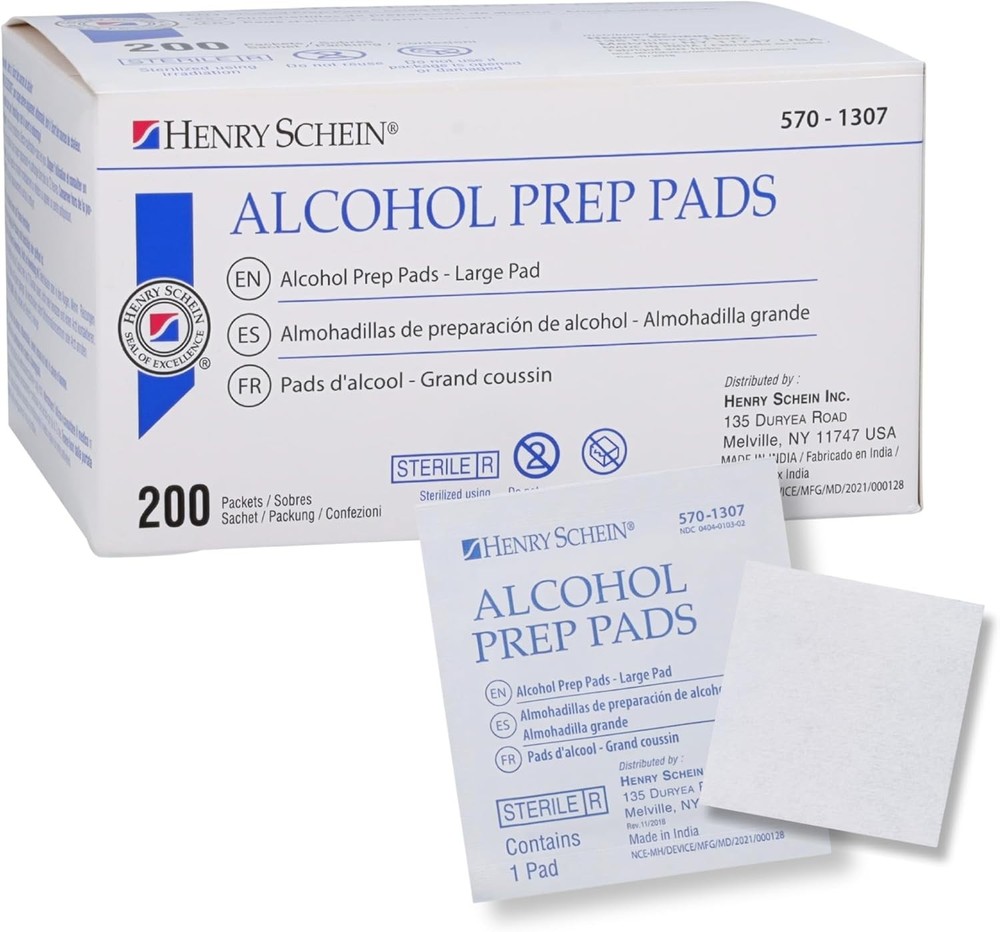 Lar  Prep Pads (200/Box) - 70% Isopropyl