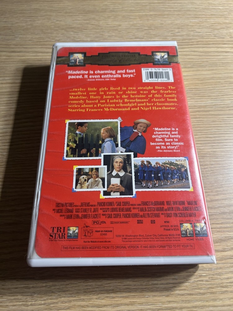 Madeline (VHS, 1998, Clam Shell Release)