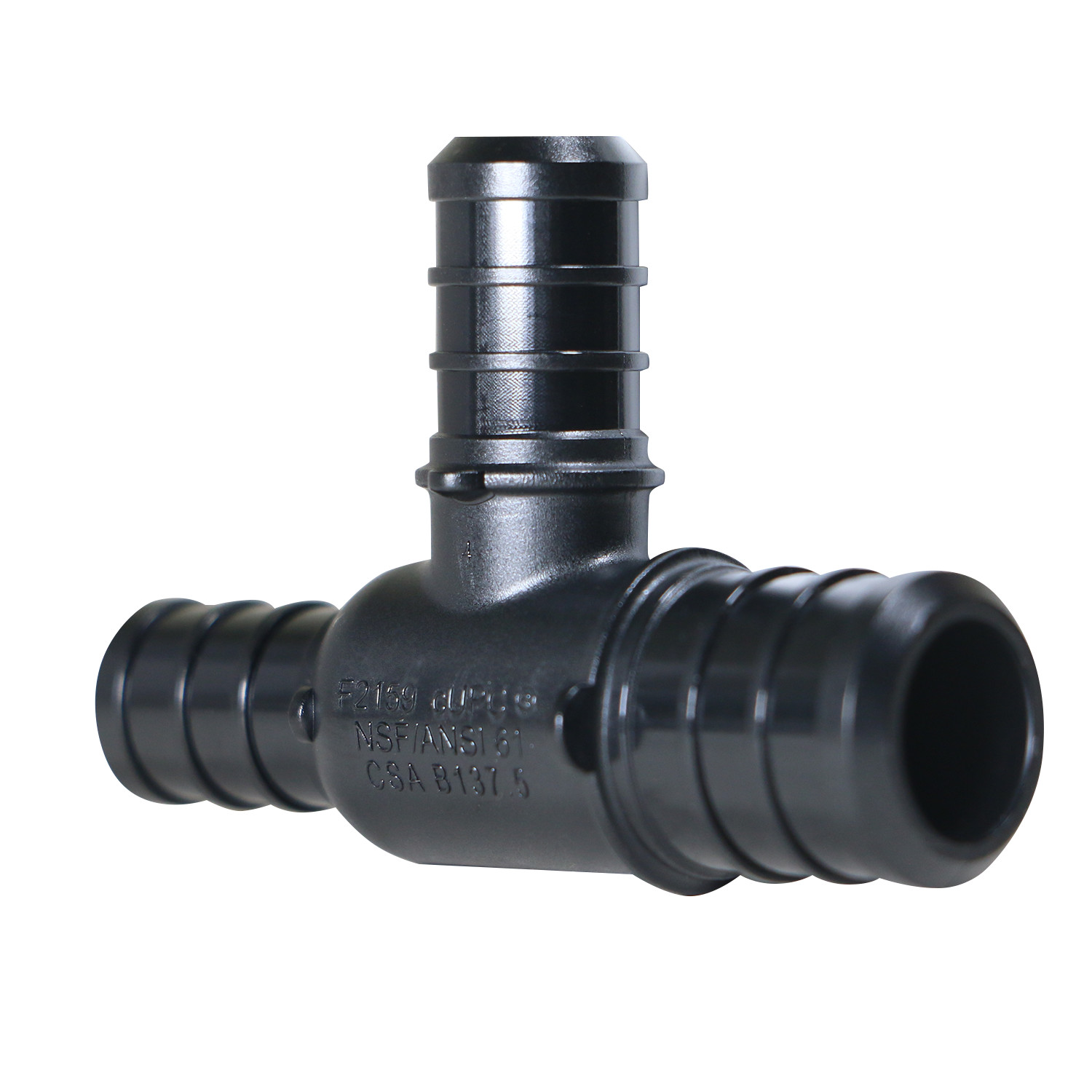 25 Pack XFITTING 3/4" x 1/2" x 1/2" PEX-B Tee, Poly Alloy, Lead Free, NSF