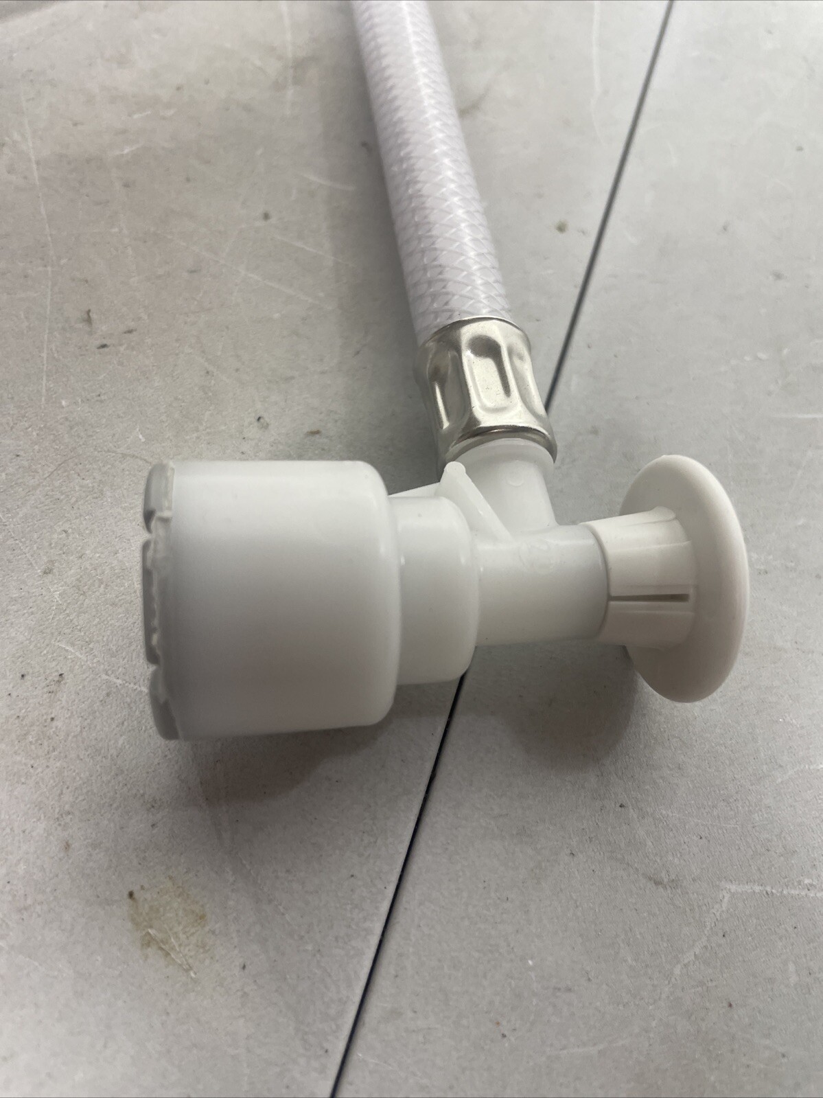 Push On 3/4" Valve PVC Sink Water Supply 16" Hose Line Set 2 Pack Free Shipping